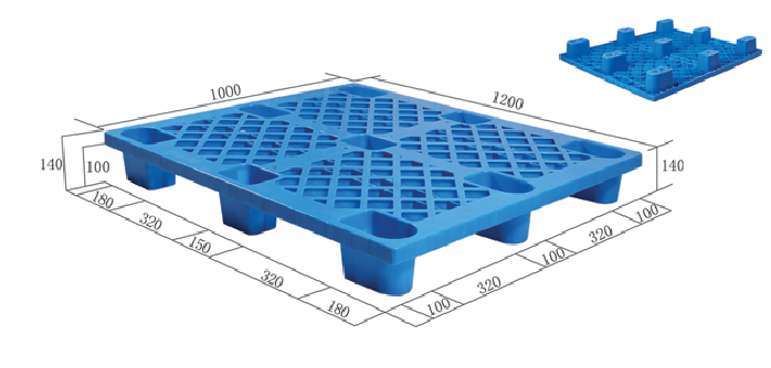 塑料托盤(pán)在物流、化工處理、出口行業(yè)的應用